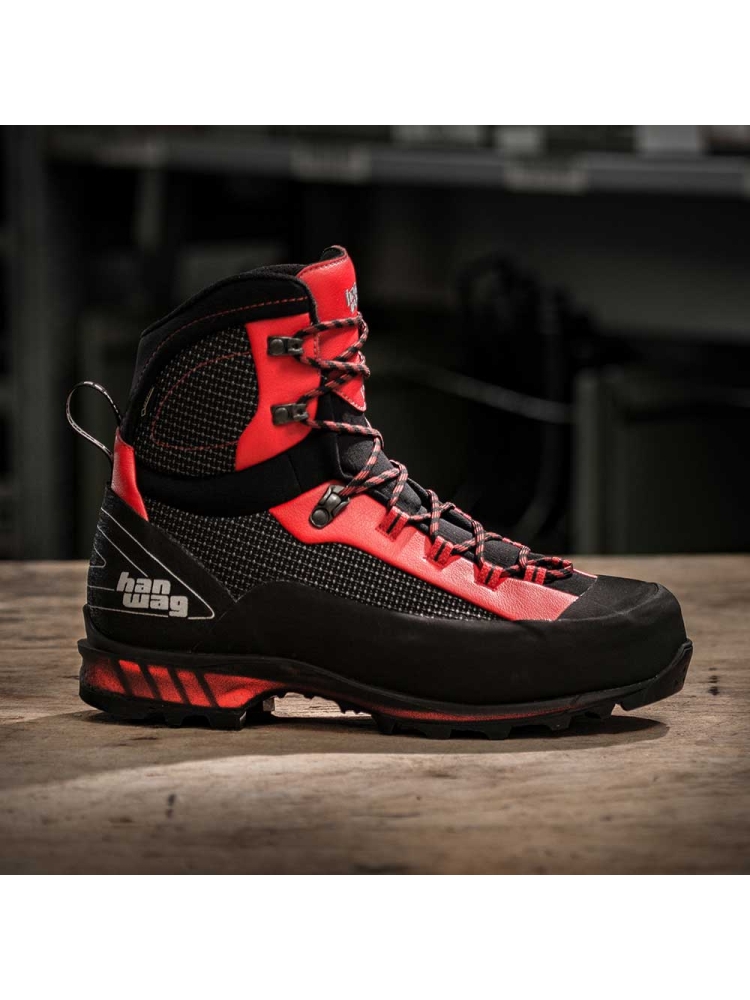 Hanwag Ferrata II GTX Black Red 100100-012055 wandelschoenen heren online bestellen bij Kathmandu Outdoor & Travel