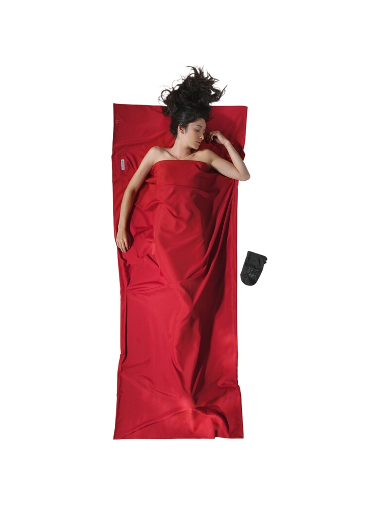 Cocoon TravelSheet Microfibre Cranberry CMFT96 lakenzakken en liners online bestellen bij Kathmandu Outdoor & Travel