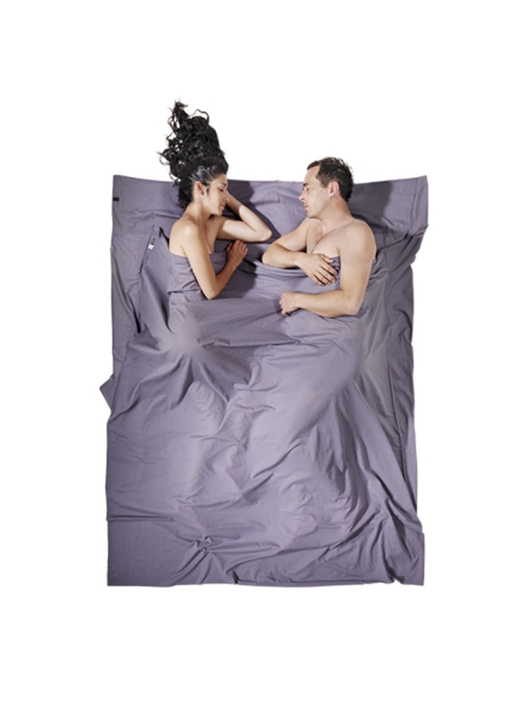 Cocoon TravelSheet Double Egyptian Cotton Insect Shield Elephant Grey CIECD44 lakenzakken en liners online bestellen bij Kathmandu Outdoor & Travel