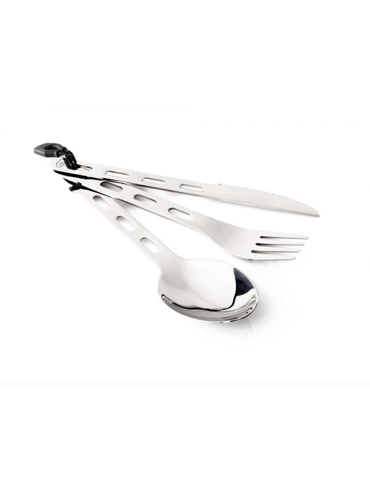Gsi Glacier Stainless 3 Piece ring Cutlery Zilver GS61003 koken online bestellen bij Kathmandu Outdoor & Travel