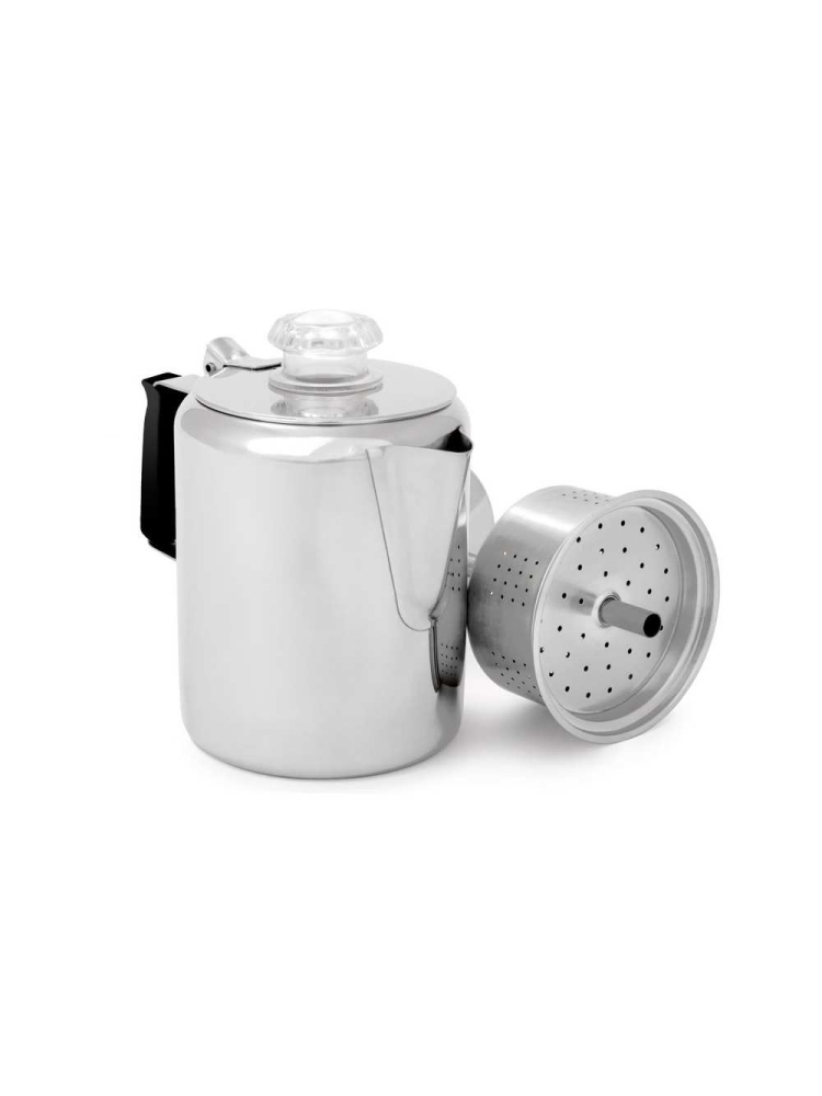 Gsi Glacier Stainless 3 Cup Percolator Zilver GS65203 koken online bestellen bij Kathmandu Outdoor & Travel
