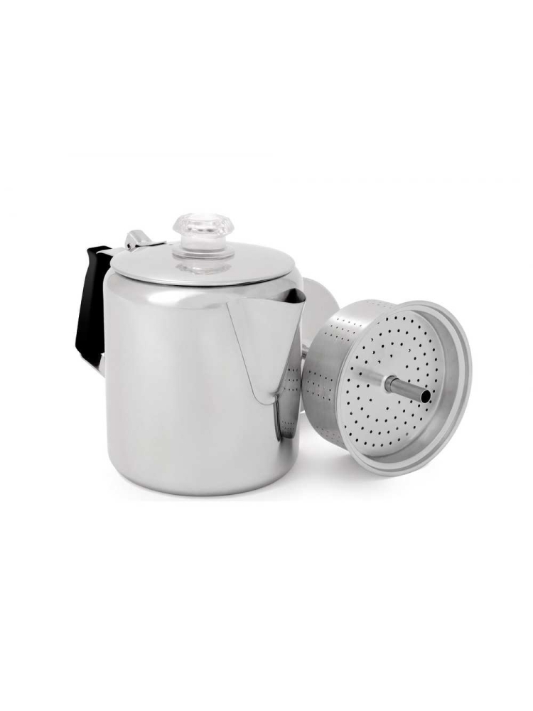 Gsi Glacier Stainless 6 Cup Percolator Zilver GS65206 koken online bestellen bij Kathmandu Outdoor & Travel