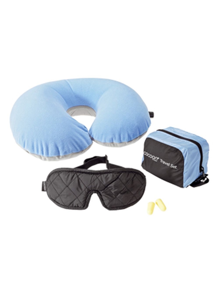 Cocoon Travel Set Ultralight 3pieces Lt.Blue/Black CTSL1 reisaccessoires online bestellen bij Kathmandu Outdoor & Travel