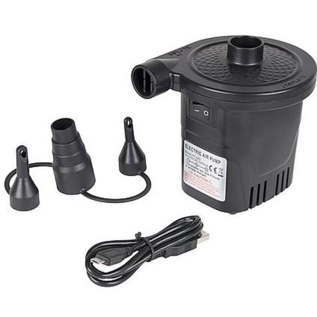 Bo-Camp  Electrische pomp oplaadbaar USB (250L/Min) Black