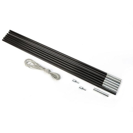 Bo-Camp  Boogstok Vervangingsset Fibreglas 8mm Zwart