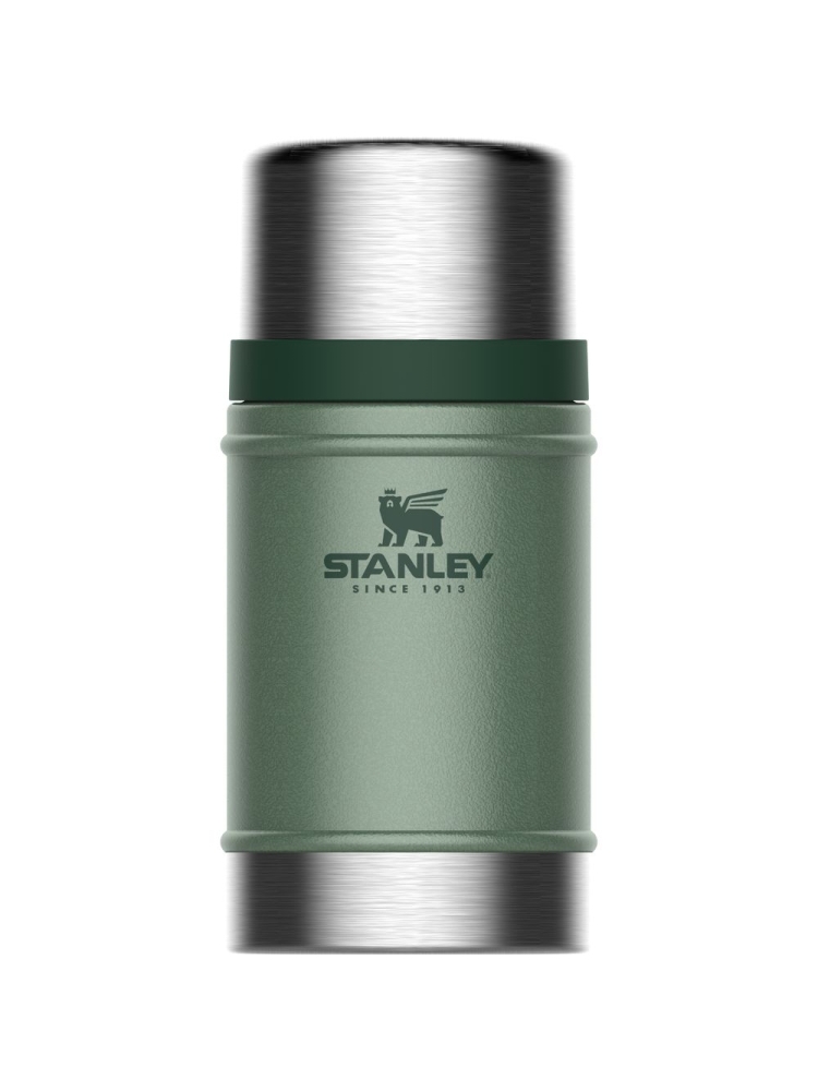 Stanley Stanley Classic Food Jar 0,7L 10-07936-003 drinkflessen en thermosflessen Stanley Classic Food Jar 0,7L Hammertone Green 10-07936-003 drinkflessen en thermosflessen online bestellen bij Kathmandu Outdoor & Travel