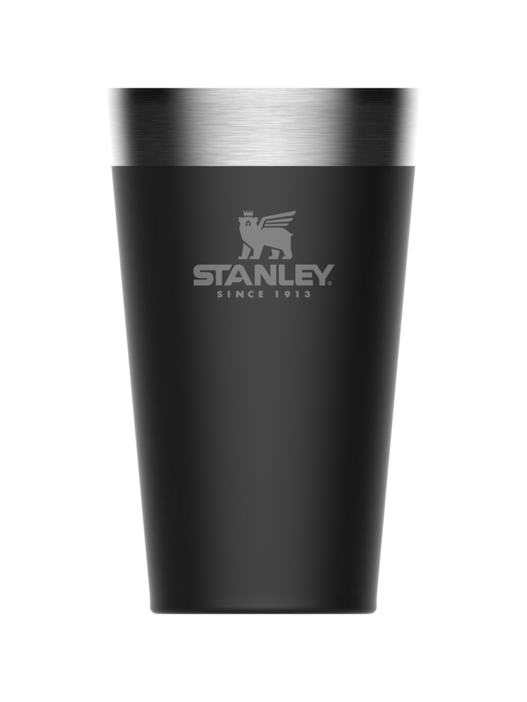 Stanley Stacking Vacuum Pint 470ml Matte Black 10-02282-058 drinkflessen en thermosflessen online bestellen bij Kathmandu Outdoor & Travel