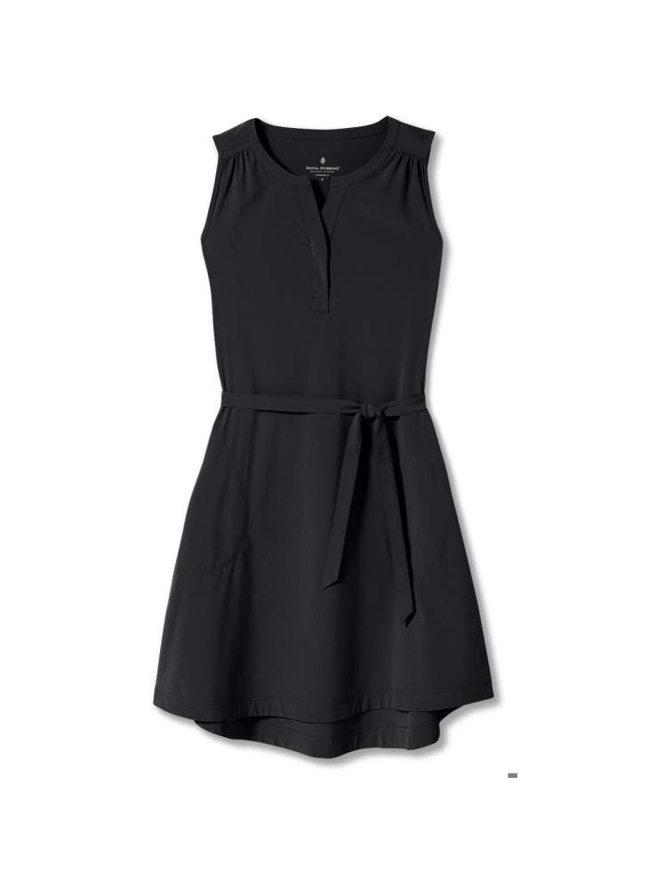 Royal Robbins Spotless Traveler Tank Dress Women's Jet black 326002-037 jurken en rokken online bestellen bij Kathmandu Outdoor & Travel
