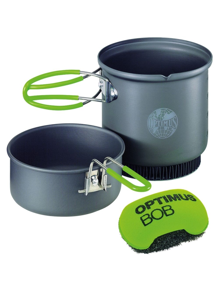 Optimus Terra Weekend HE Cookset Grey/Green OPT8020707 koken online bestellen bij Kathmandu Outdoor & Travel
