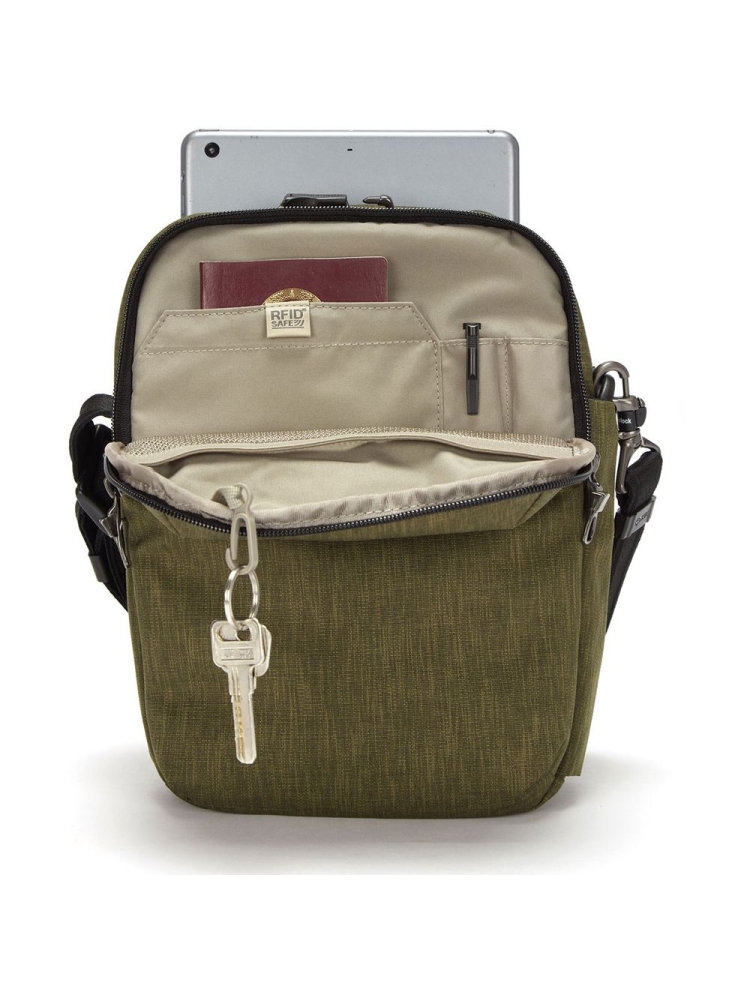 Pacsafe MetroSafe X Vertical Crossbody Utility 30620517 tassen online bestellen bij Kathmandu Outdoor & Travel
