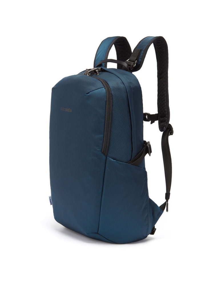 Pacsafe Vibe Anti-Theft Backpack (Econyl) 25L Ocean 40100641 dagrugzakken online bestellen bij Kathmandu Outdoor & Travel