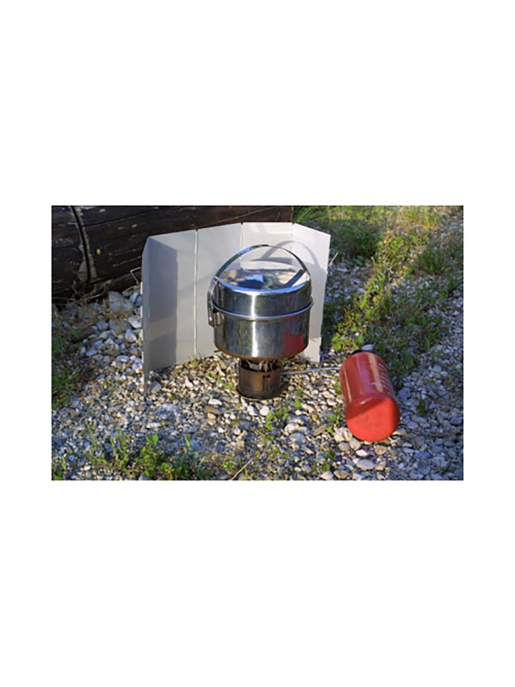 Basic Nature Windscherm aluminium 49 x 26cm Aluminium 052900 branders online bestellen bij Kathmandu Outdoor & Travel