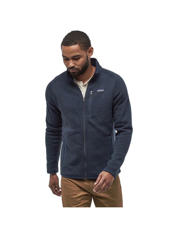 Patagonia Better Sweater Jacket New Navy 25528-NENA fleeces en truien online bestellen bij Kathmandu Outdoor & Travel