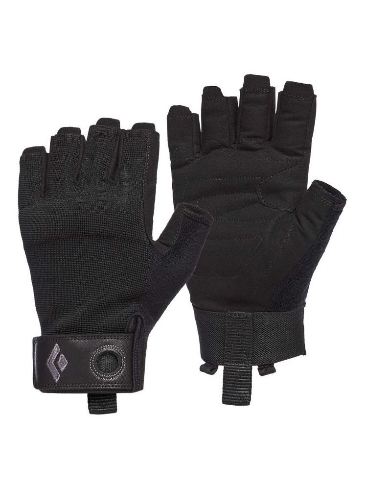 Black Diamond Crag Half-Finger Glove Zwart BD801864 zekeren online bestellen bij Kathmandu Outdoor & Travel