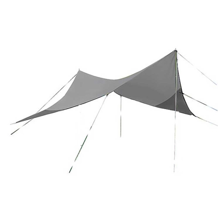 Bo-Camp  Tarp 3m x 3m Lichtgrijs/Anthraciet