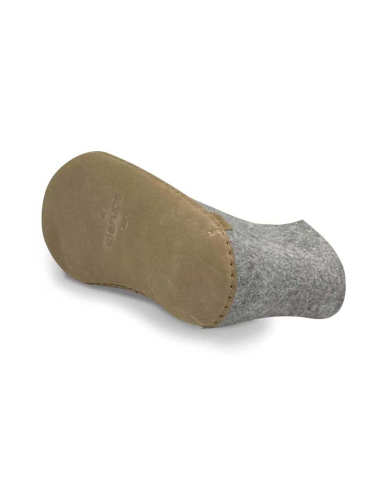 Glerups Boot Leather Grey G-01 Grey pantoffels en huissokken online bestellen bij Kathmandu Outdoor & Travel