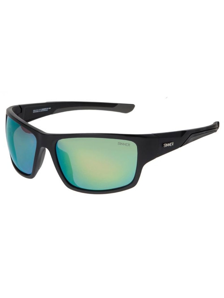 Sinner Lemmon Matte Black / Green Oil SISU-820-10-P29 zonnebrillen online bestellen bij Kathmandu Outdoor & Travel