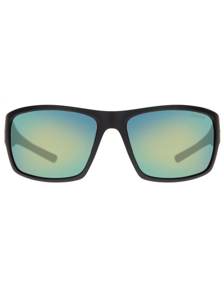 Sinner Lemmon Matte Black / Green Oil SISU-820-10-P29 zonnebrillen online bestellen bij Kathmandu Outdoor & Travel