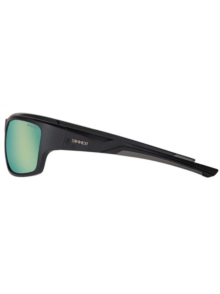 Sinner Lemmon Matte Black / Green Oil SISU-820-10-P29 zonnebrillen online bestellen bij Kathmandu Outdoor & Travel