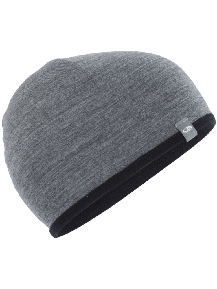 Icebreaker Icebreaker Pocket Hat M200-A041 kleding accessoires Icebreaker Pocket Hat Black/Gritstone hthr M200-A041 kleding accessoires online bestellen bij Kathmandu Outdoor & Travel