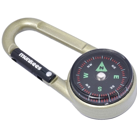 Munkees  Carabiner + Compass + Thermometer .