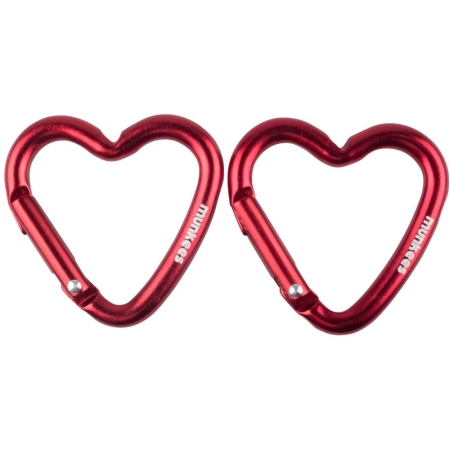 Munkees  Mini Heart Carabiner 2st .