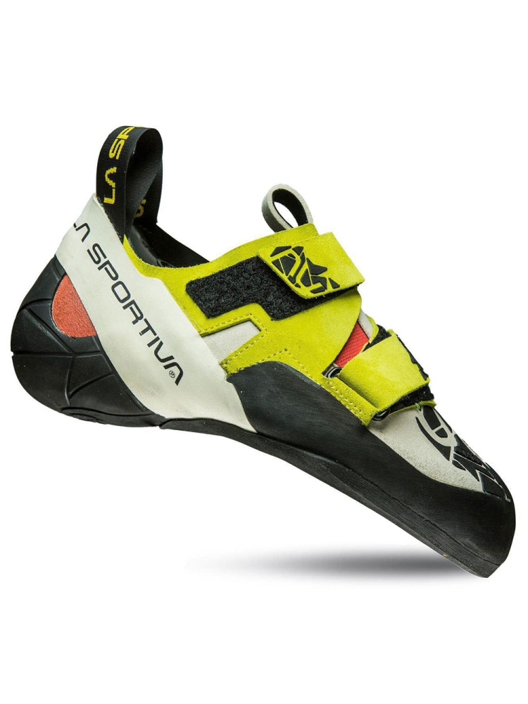 La Sportiva Otaki Woman's Sulphur/Coral ZFCS004E02R01 klimschoenen online bestellen bij Kathmandu Outdoor & Travel