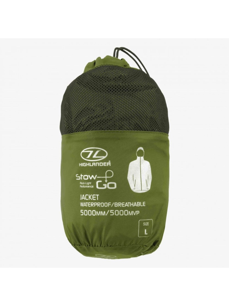 Stow & Go Packaway Jacket Uni Olive JAC077-Olive jassen online bestellen bij Kathmandu Outdoor & Travel