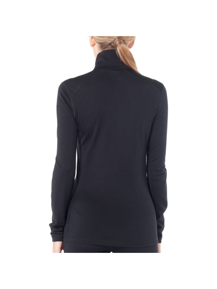 Icebreaker 200 Oasis Long Sleeve Half Zip Women's black 104380-IB001 onderkleding/thermokleding online bestellen bij Kathmandu Outdoor & Travel
