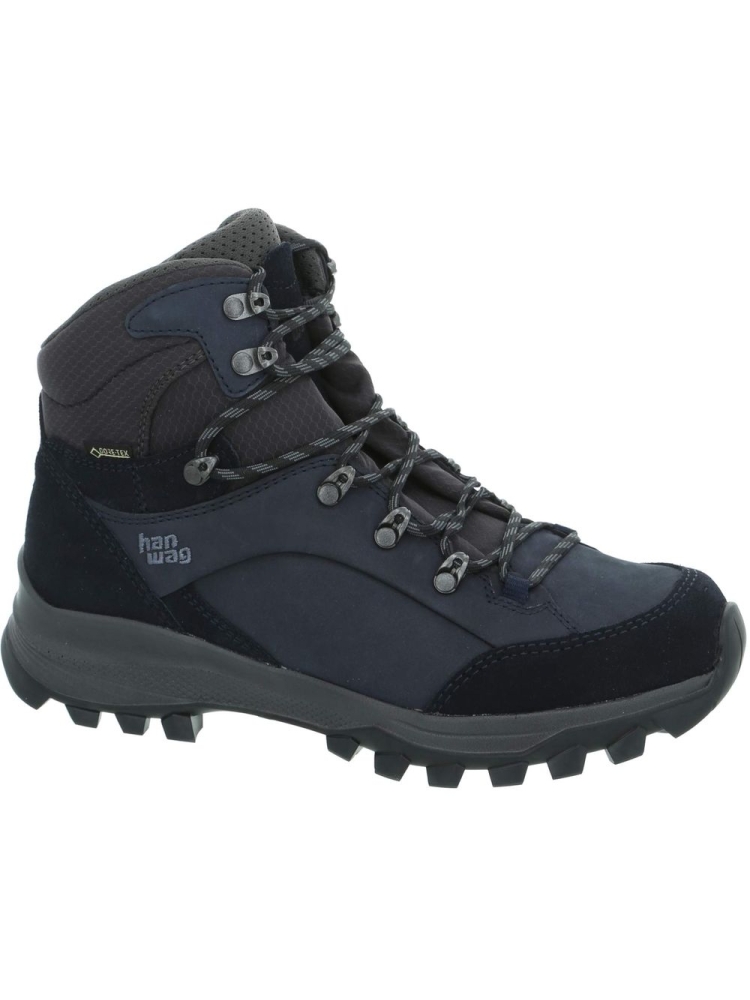 Hanwag Banks Lady GTX Navy/Asphalt 203001-007064 wandelschoenen dames online bestellen bij Kathmandu Outdoor & Travel