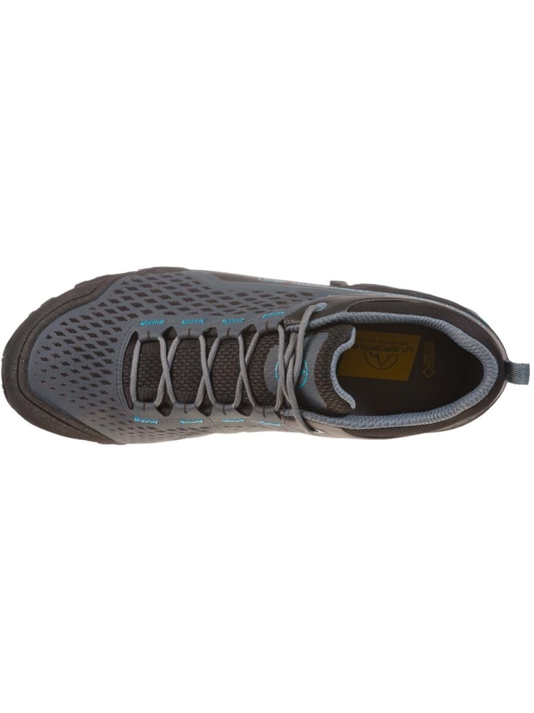 La Sportiva Spire GTX Surround Slate/Tropic Blue 24B903614 wandelschoenen heren online bestellen bij Kathmandu Outdoor & Travel