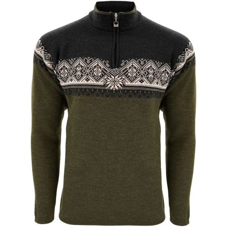 Dale  Moritz Sweater darkgreen/d.gray/offw