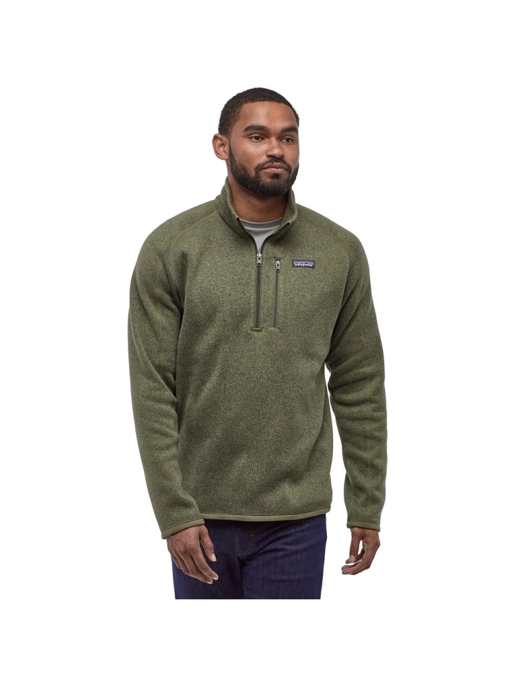 Patagonia Better Sweater 1/4 Zip Industrial Green 25523-INDG fleeces en truien online bestellen bij Kathmandu Outdoor & Travel