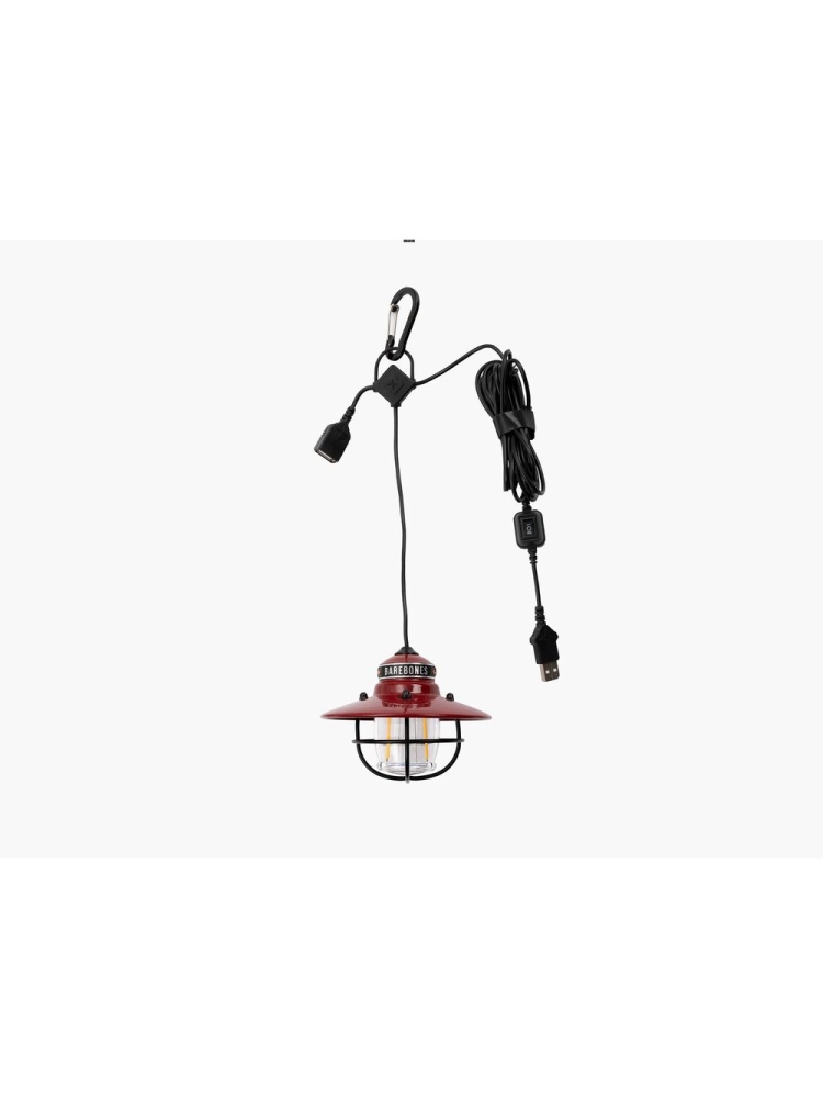 Barebones Barebones Edison Pendant LIV-266 verlichting Barebones Edison Pendant Red LIV-266 verlichting online bestellen bij Kathmandu Outdoor & Travel