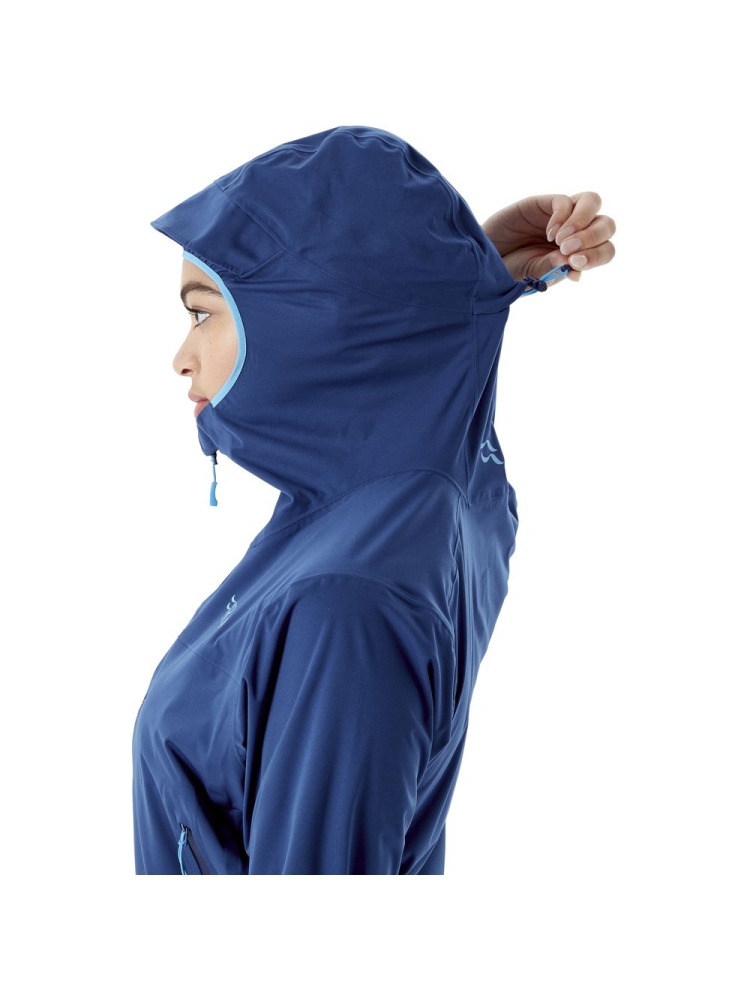 Rab Kinetic 2.0 Jacket Women's  Nightfall Blue QWG-75-NB jassen online bestellen bij Kathmandu Outdoor & Travel