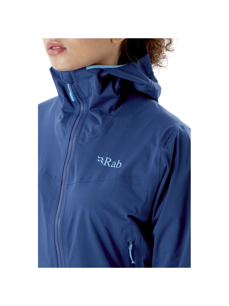 Rab Kinetic 2.0 Jacket Women's  Nightfall Blue QWG-75-NB jassen online bestellen bij Kathmandu Outdoor & Travel