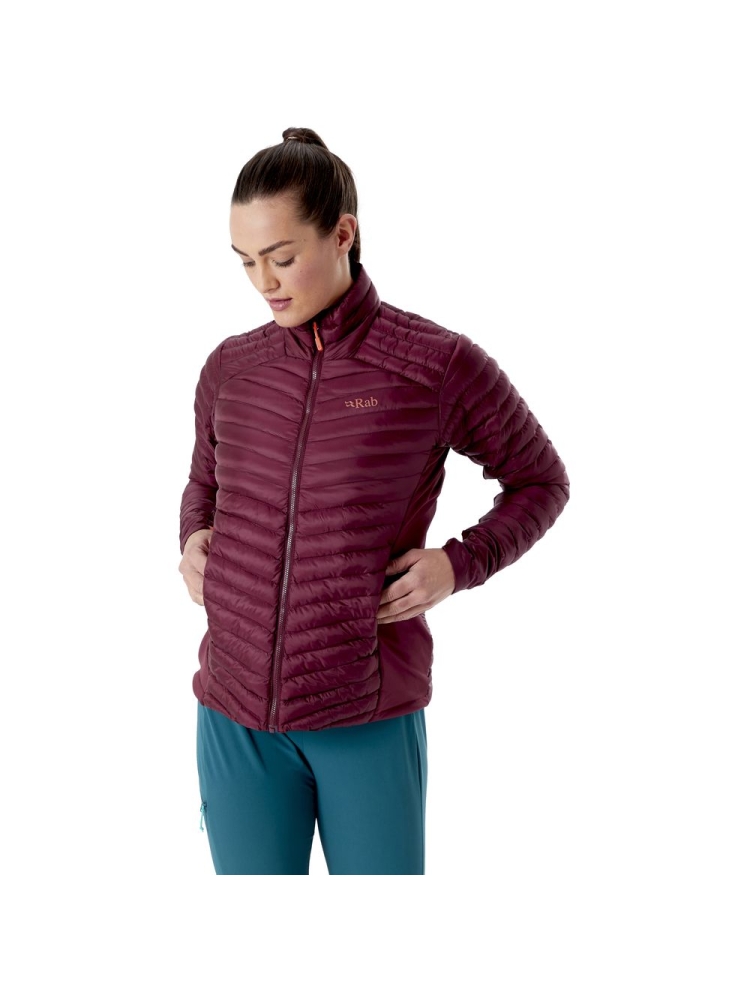 Rab Cirrus Flex 2.0 Jacket Women's  Deep Heather QIO-75-HD jassen online bestellen bij Kathmandu Outdoor & Travel