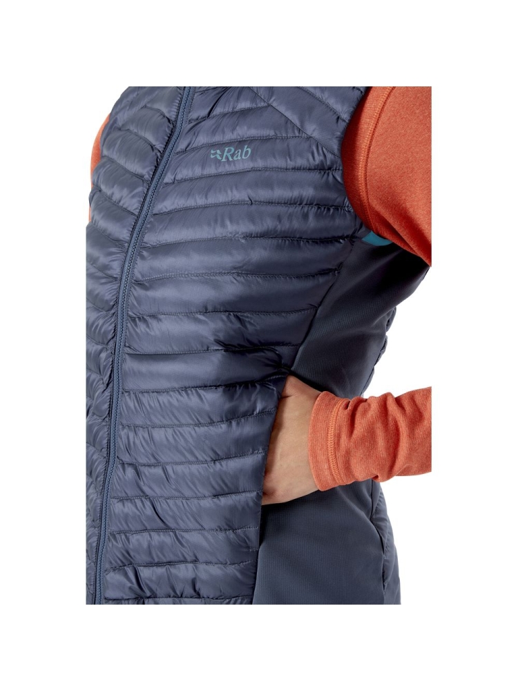 Rab Cirrus Flex 2.0 Vest Women's  Steel QIO-77-ST jassen online bestellen bij Kathmandu Outdoor & Travel