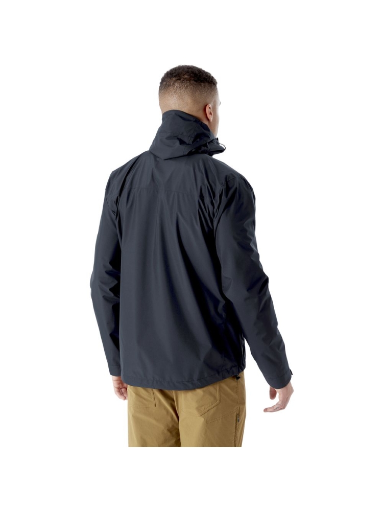 Rab Downpour Eco Jacket Black QWG-82-BL jassen online bestellen bij Kathmandu Outdoor & Travel