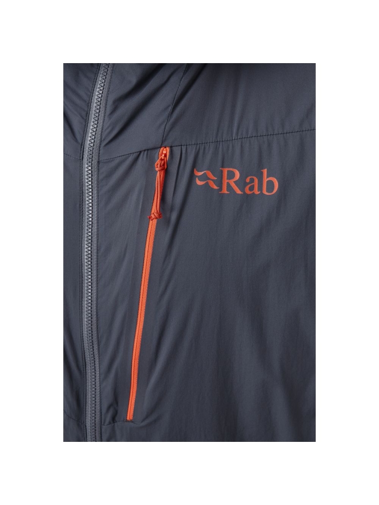 Rab Rab VR Alpine Light Jacket QVR-69-ST jassen Rab VR Alpine Light Jacket Steel QVR-69-ST jassen online bestellen bij Kathmandu Outdoor & Travel