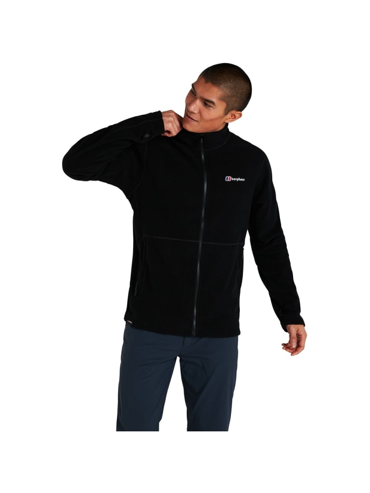 Berghaus Prism Micro PT Inter Activ Fleece Jkt Black/black 22256-BP6 fleeces en truien online bestellen bij Kathmandu Outdoor & Travel