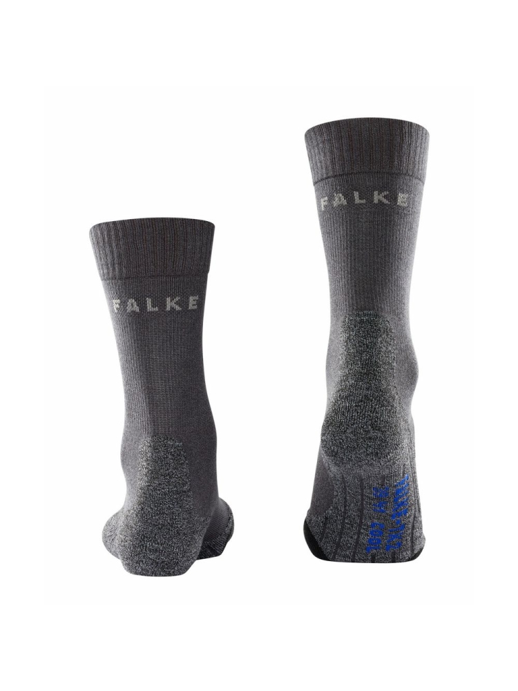 Falke TK2 Explore Cool Asphalt Melange 16138-3180 sokken online bestellen bij Kathmandu Outdoor & Travel