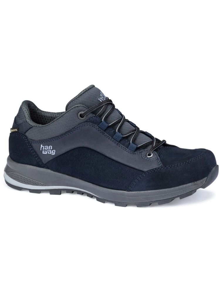 Hanwag Banks Low Lady GTX Navy Asphalt 203501-007064 wandelschoenen dames online bestellen bij Kathmandu Outdoor & Travel