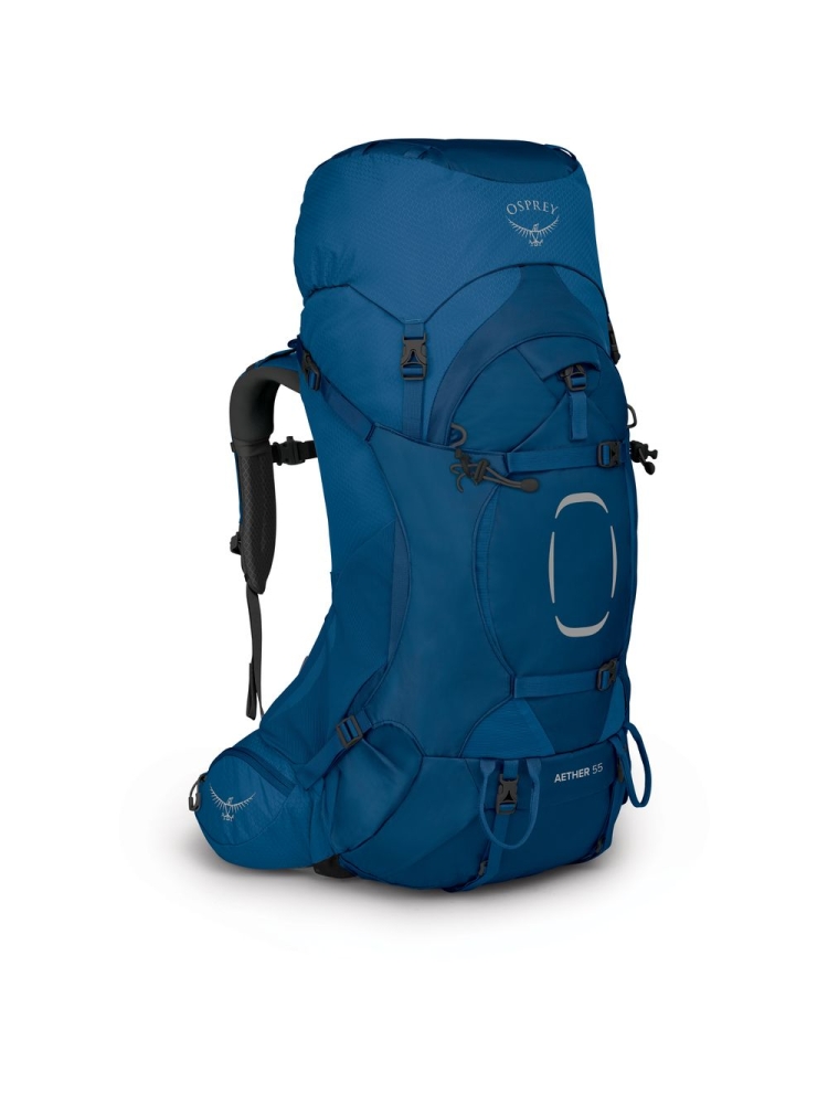 Osprey Aether 55 S/M Deep Water Blue 10002878 trekkingrugzakken online bestellen bij Kathmandu Outdoor & Travel