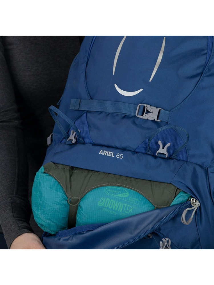 Osprey Ariel 65 XS/S Womens Ceramic Blue 10002956 trekkingrugzakken online bestellen bij Kathmandu Outdoor & Travel
