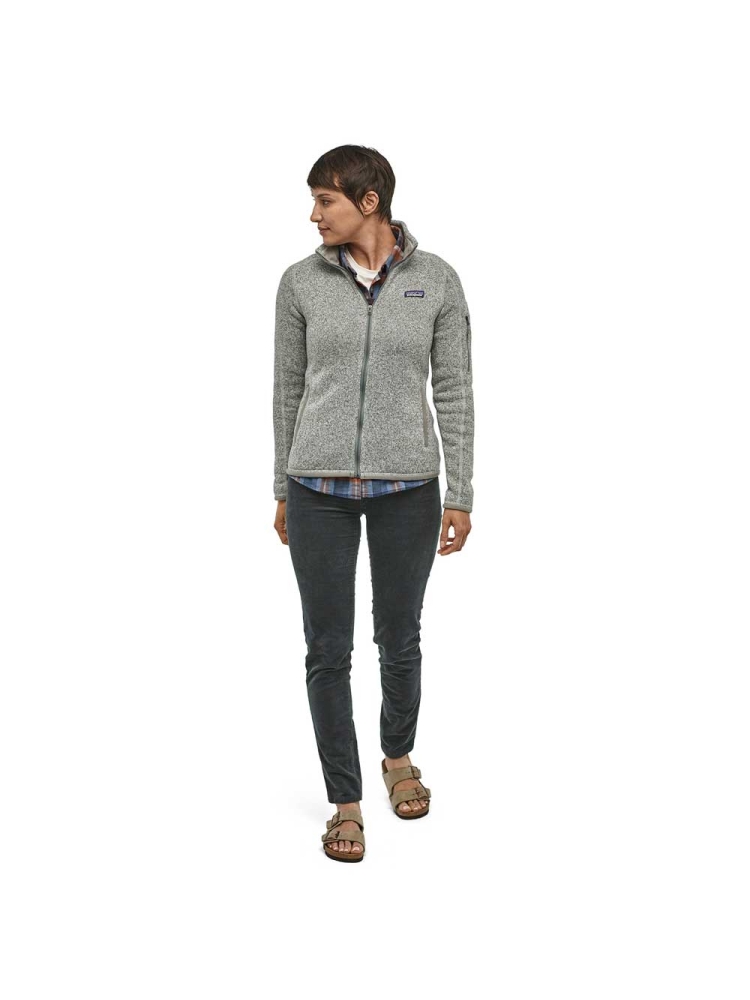 Patagonia Better Sweater Jacket Women's Birch White 25543-BCW fleeces en truien online bestellen bij Kathmandu Outdoor & Travel