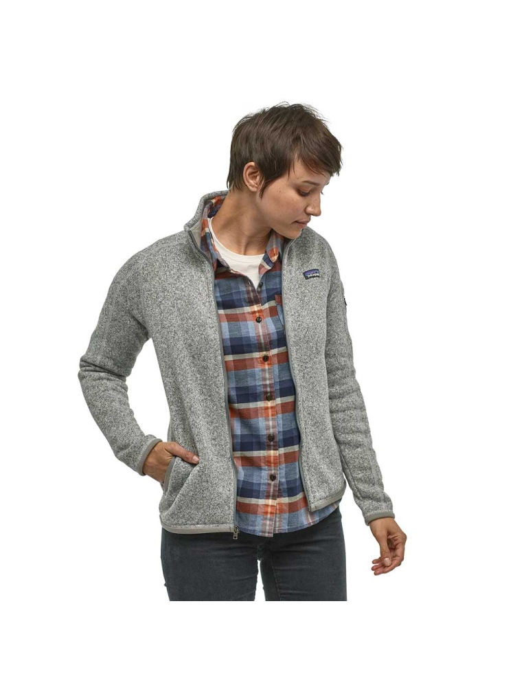 Patagonia Better Sweater Jacket Women's Birch White 25543-BCW fleeces en truien online bestellen bij Kathmandu Outdoor & Travel