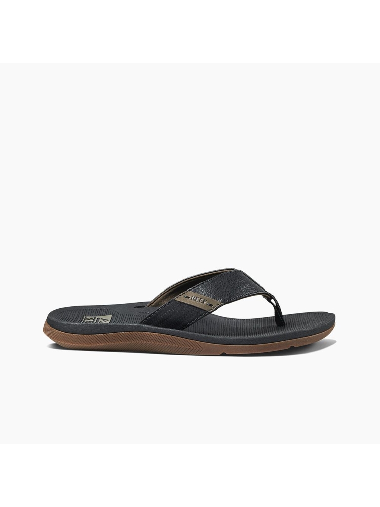 Reef Santa Ana Black CI4650 slippers online bestellen bij Kathmandu Outdoor & Travel