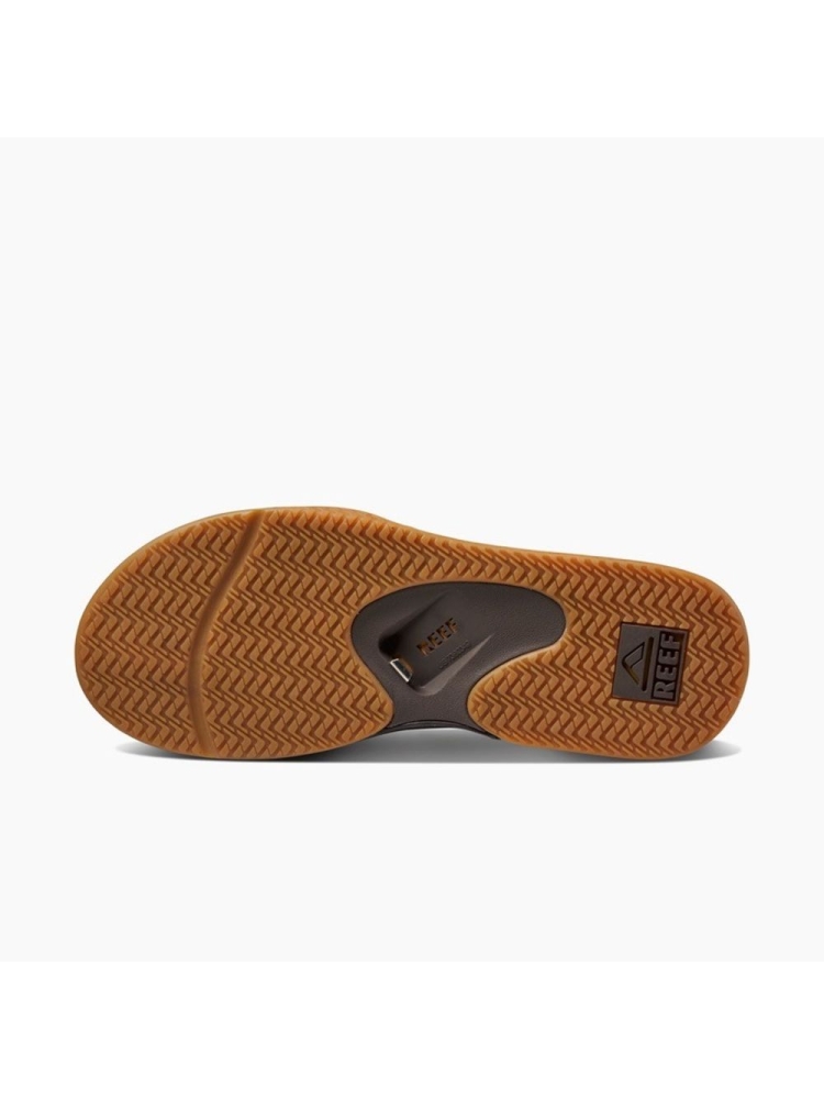 Reef Fanning Brown/Gum RF002026BGM slippers online bestellen bij Kathmandu Outdoor & Travel