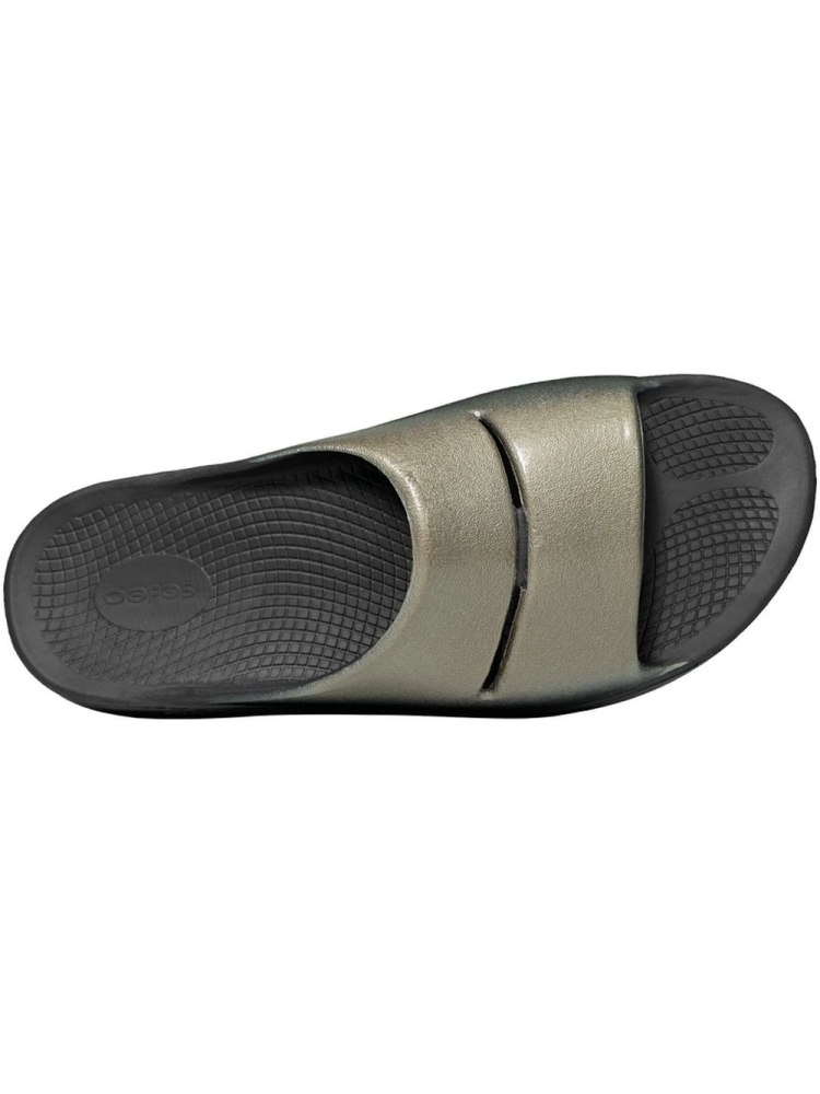 Oofos OOahh Luxe Slide Women's Latte 1101-LATT slippers online bestellen bij Kathmandu Outdoor & Travel